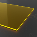 Acrylglas gelb fluoreszierend Zuschnitt
