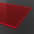 3mm Acrylglas Zuschnitt nach Maß rot fluoreszierend