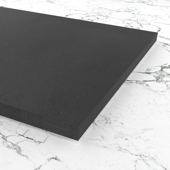 MDF schwarz durchgefärbt Platte