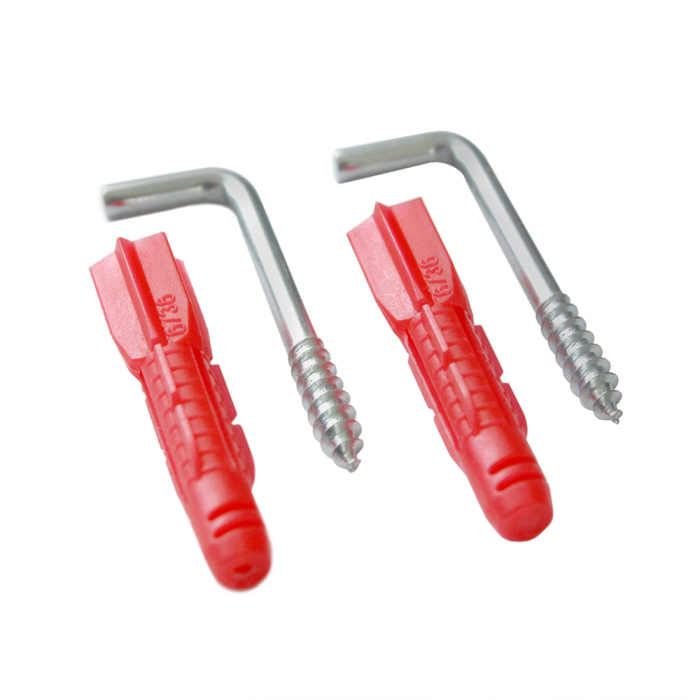2er Schraubhaken-Dübel Set