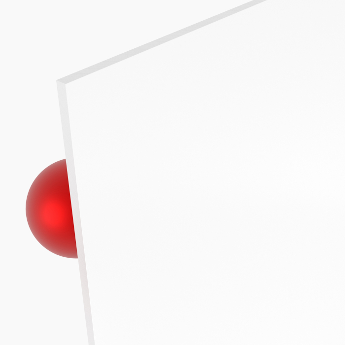 Acrylglas weiß matt blickdicht PERSPEX® Frost