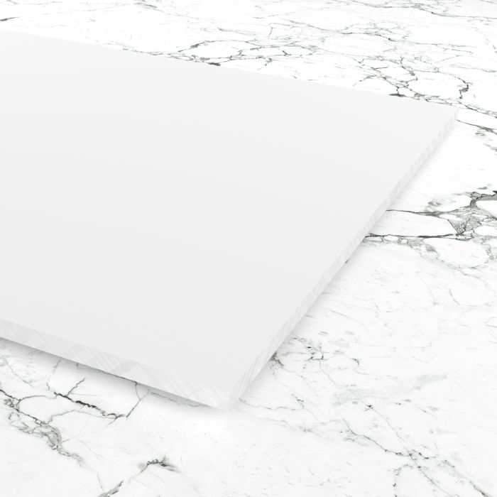 Acrylglas weiß matt blickdicht PERSPEX® Frost
