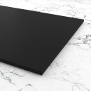 3mm Acrylglas schwarz matt gedeckt blickdicht Zuschnitt nach Mass
