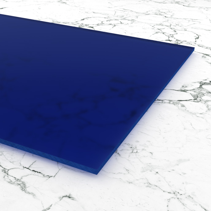 Acrylglas blau satiniert matt PERSPEX® Frost