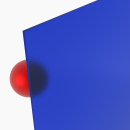 Acrylglas blau satiniert matt PERSPEX® Frost