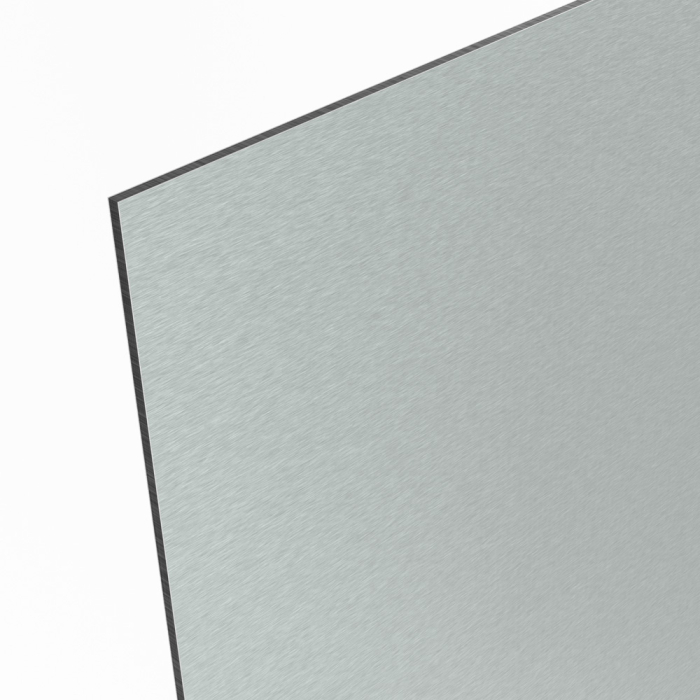Alu DIBOND® Butlerfinish Edelstahl gebürstet