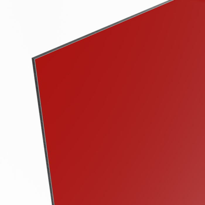 3mm Alu DILITE® rot Zuschnitt nach Mass