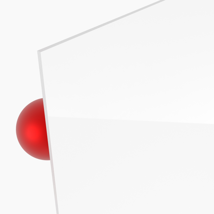 PLEXIGLAS® kratzfest weiß gedeckt WN297