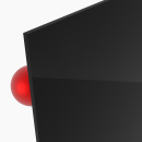 PLEXIGLAS® kratzfest schwarz gedeckt 9N870