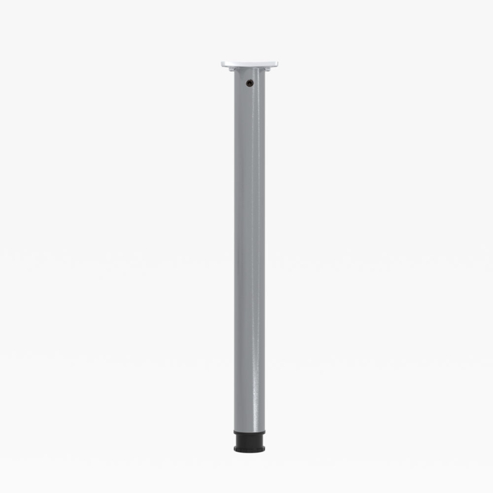 Tischbein-rund-710-x-60-mm-alu-gebuerstet Tischbein-rund-710-x-60-mm-alu-gebuerstet