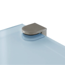 Klemmhalter Edelstahl V2A 36 x 29 mm für 6-7 mm Plattenstärke