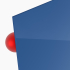 PLEXIGLAS® blau 5H22  blickdicht, Lichtdurchlässigkeit 8%