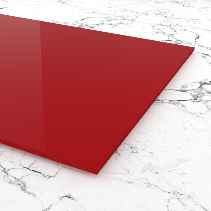 PLEXIGLAS® rot GS 3H01 GT, Lichtdurchlässigkeit 2%