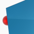 3 mm PLEXIGLAS® blau GS 5H51 GT, Lichtdurchlässigkeit 5%