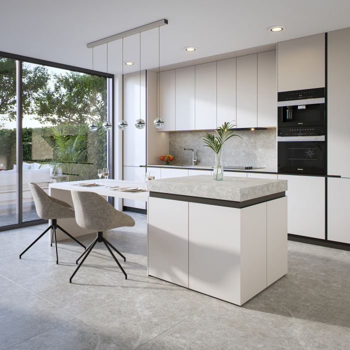 Spanplatte Kaschmirgrau Miniperl