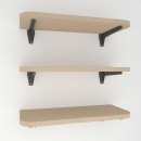 Regalwinkel, Schwerlastkonsole, Stahl, Tragkraft: 150 kg/Paar