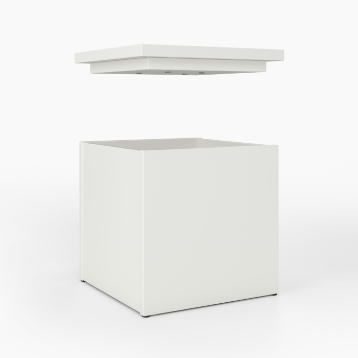 Hocker als Box | abnehmbarer Deckel