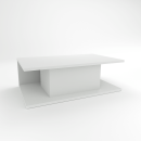 Couchtisch | rechteckig | Wange | Säule