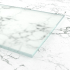 Satiniertes ESG Glas Satinato - Sicherheitsglas matt wenig grün