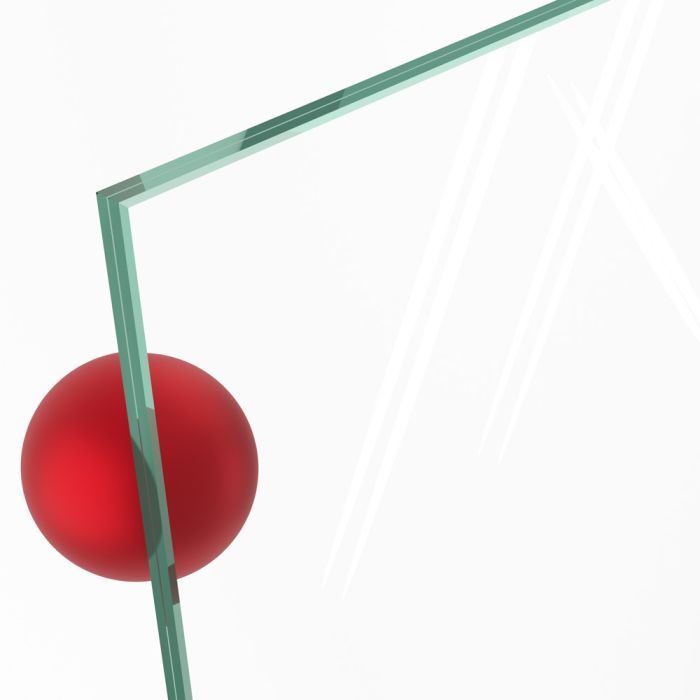 VSG Glas - klar doppelt foliert