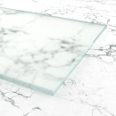 4 mm ESG-Glas Satina Weiß Einscheibensicherheitsglas nach Maß