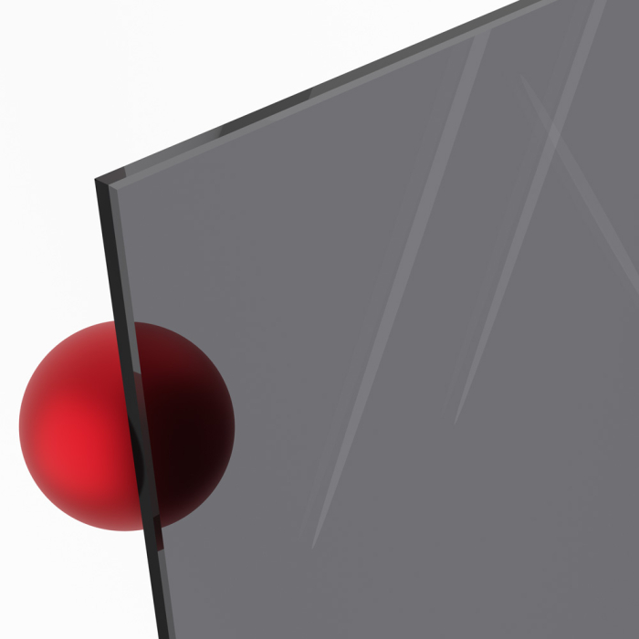 Grau getöntes Glas (Float)