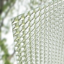Edelit doppelseitig weiß Ornamentglas Float