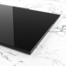 4 mm Schwarz lackiertes Floatglas nach Maß
