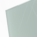 Lichtgrau lackiertes Glas mit SAFE-Folie