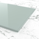 Lichtgrau lackiertes Glas mit SAFE-Folie