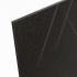 Schwarz metallic lackiertes Floatglas mit SAFE-Folie