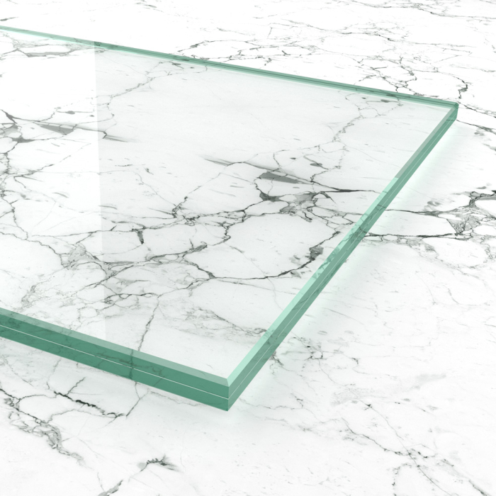 VSG Glas - klar vierfach foliert