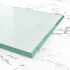 VSG Glas - weiß matt einfach foliert