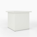 Hocker als Box | abnehmbarer Deckel | Überstand
