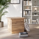 Hocker als Box | abnehmbarer Deckel | Überstand