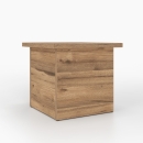 Hocker als Box | abnehmbarer Deckel | Überstand