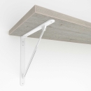 Wandregal mit Klappkonsole weiß 30 - 50 kg/Paar
