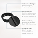 Kabeldurchführung für Schreibtische Schwarz 60mm