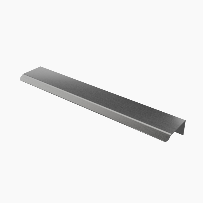 Möbelgriff | Kantengriff grau gebürstet | 200 x...
