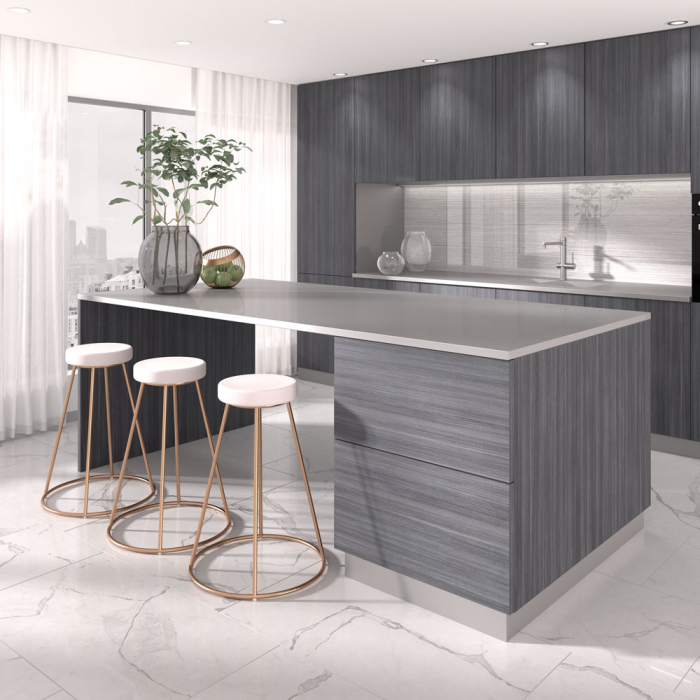 Dekormuster Fineline Metallic anthrazit