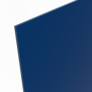 Materialmuster Alu DILITE® blau matt/glanz