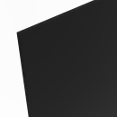 Materialmuster Acrylglas schwarz matt gedeckt blickdicht PERSPEX FROST®