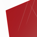 Materialmuster PLEXIGLAS® rot GS 3H01 GT, LD 2%