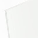 Materialmuster Hartschaumplatten PVC Platte Integralschaum weiß