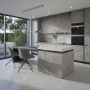 Spanplatte Beton grau natur glatt