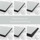 HPL Platte Beton Silber Kompaktplatte Indoor/Outdoor nach Maß