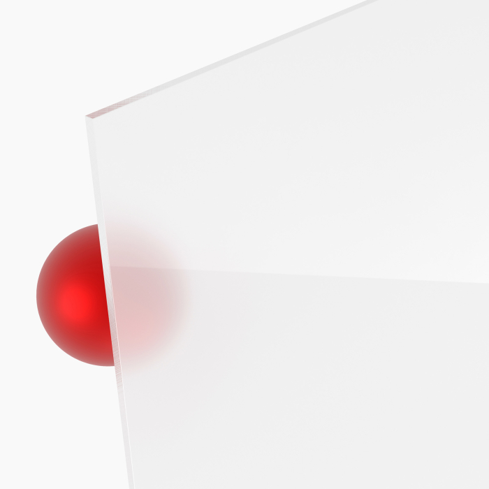 PLEXIGLAS® WEISS WH10 GT, Lichtdurchlässigkeit 70%