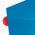 PLEXIGLAS® blau 5H48 GT, Lichtdurchlässigkeit 11%