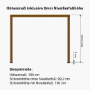 Waschmaschinenschrank nach Maß Abdeckung einzeln für Waschmaschine oder Trockner