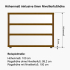 Offenes Regal | niedrig | variable Einlegeböden